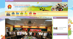 Desktop Screenshot of mnhoahong.pgdviettri.edu.vn