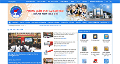 Desktop Screenshot of pgdviettri.edu.vn